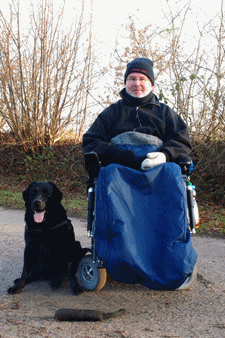 Dieter mit Hund