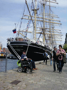 Dieter auf der Kieler Woche